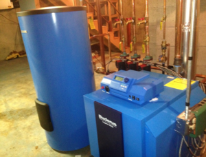 Buderus boiler and indirect water heater installation